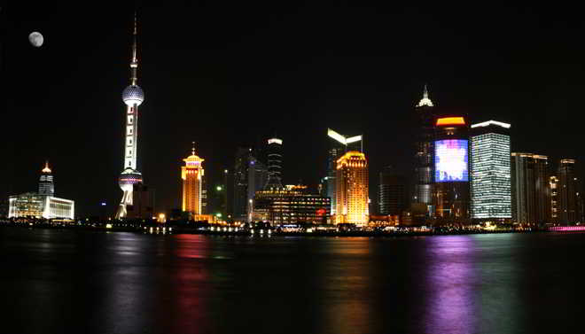 漂亮的上海夜景