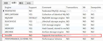 解决DB Error: [1286] Unknown storage engine ‘InnoDB'