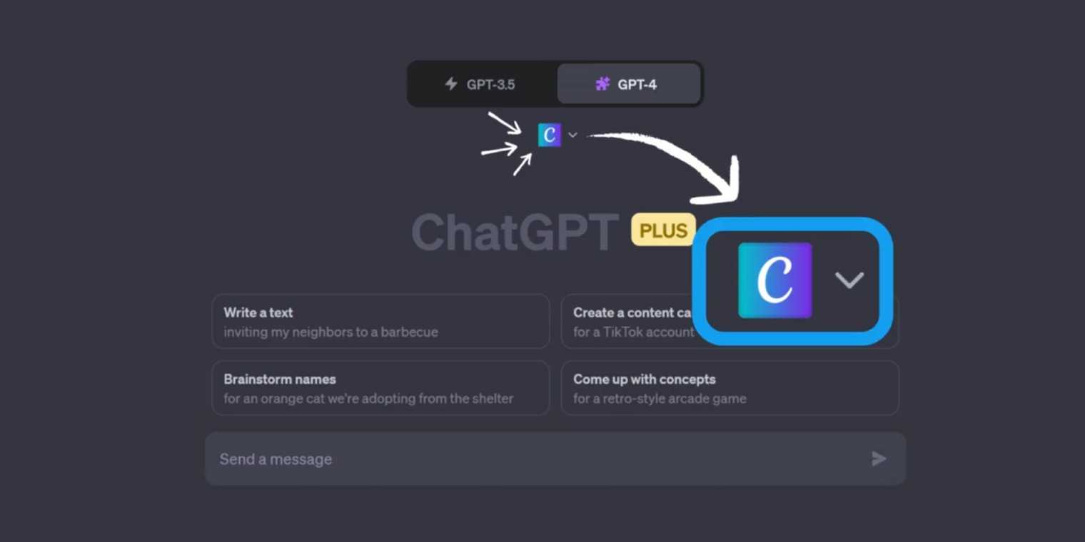 当用户输入文本时，ChatGPT Plus 会智能地应用 Canva 的多元模板，将文字变幻为独一无二的视觉设计。 第2张