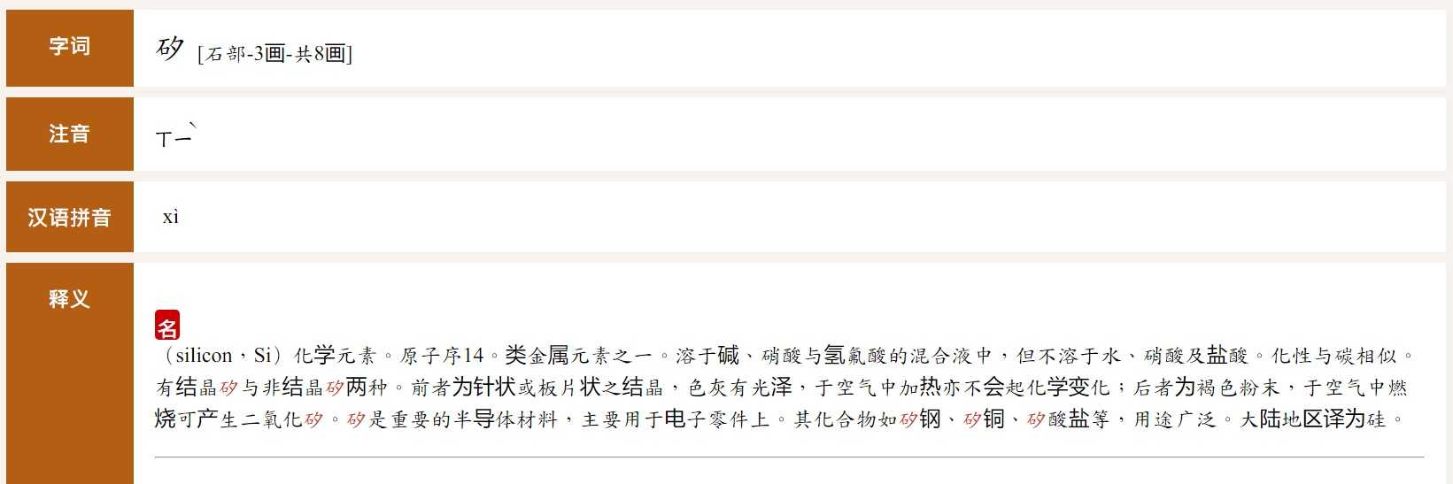 图为台湾教育部《重编国语辞典修订本》的网页截图 第4张